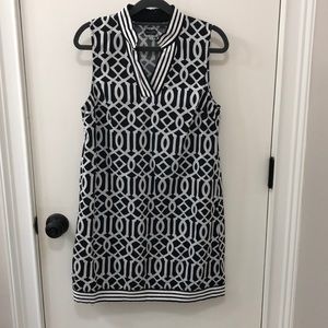 Mudpie black and white sundress, size S